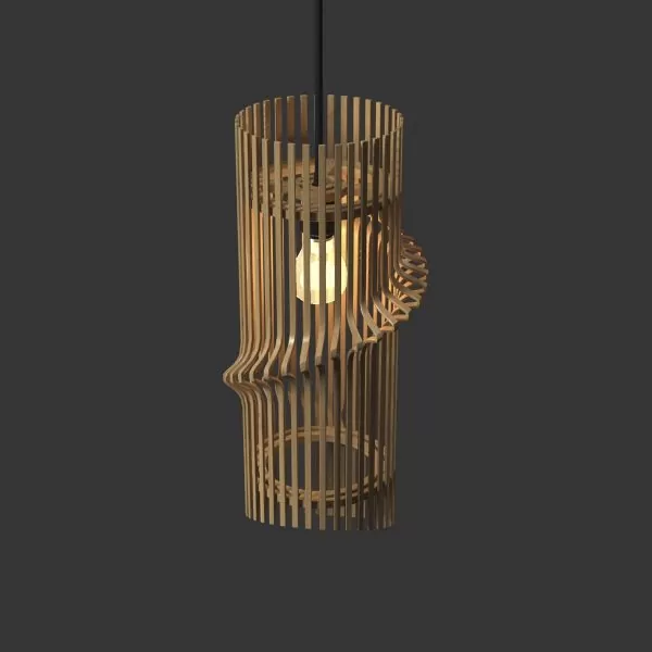 Sway Wooden Pendant Hanging Light