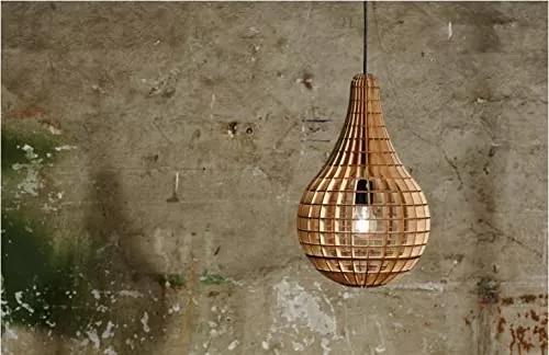 Eyrie Wooden Pendant Hanging Light