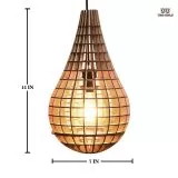 eyrie wooden pendant hanging light