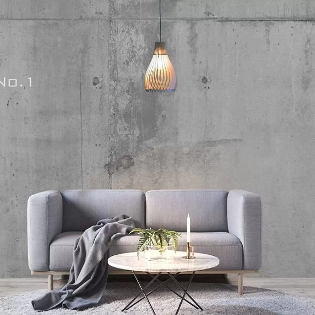 entwine I wooden lamp