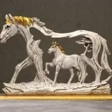 Horse in horse resin art